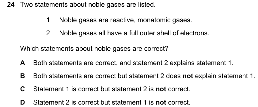 Past-paper question 0620/21 · May/June 2025 · Q24