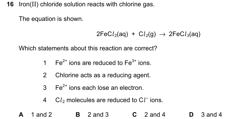 Past-paper question 0620/21 · October/November 2021 · Q16