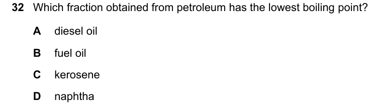 Past-paper question 0620/21 · October/November 2024 · Q32