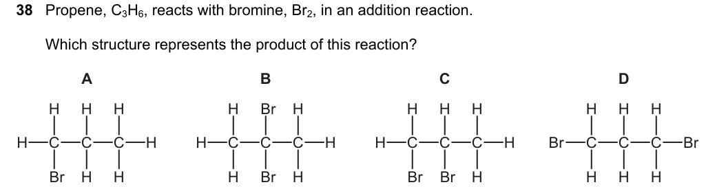 Past-paper question 0620/22 · February/March 2022 · Q38