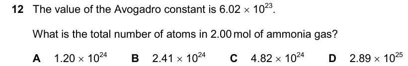 Past-paper question 0620/22 · February/March 2025 · Q12