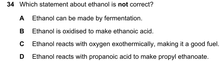 Past-paper question 0620/22 · May/June 2021 · Q34