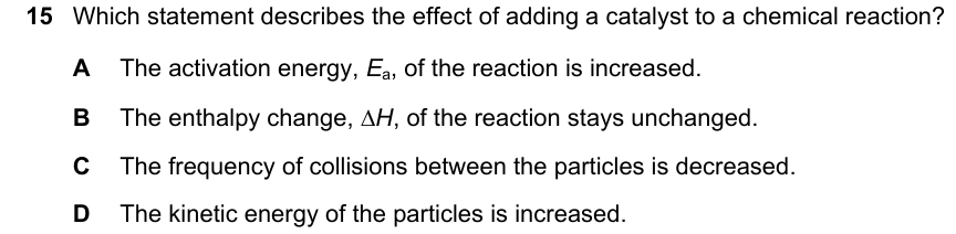 Past-paper question 0620/22 · May/June 2025 · Q15