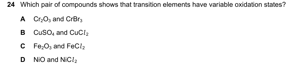 Past-paper question 0620/22 · October/November 2023 · Q24