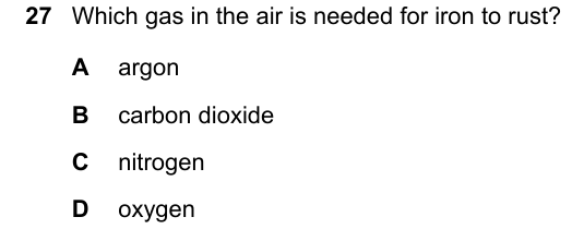 Past-paper question 0620/22 · October/November 2023 · Q27