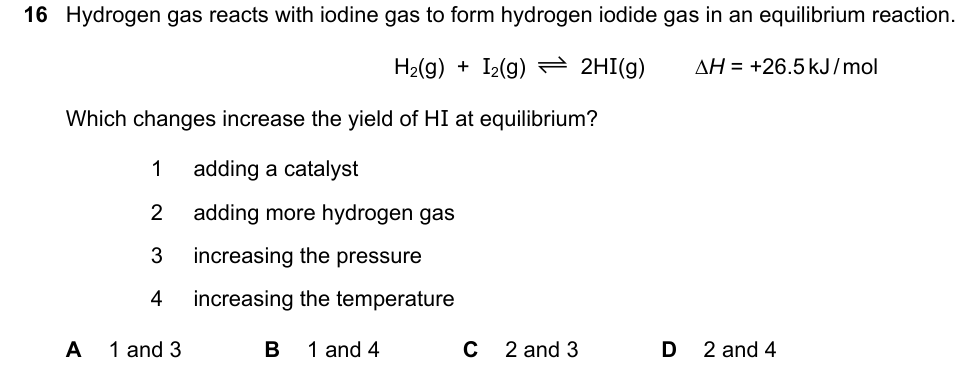 Past-paper question 0620/22 · October/November 2024 · Q16