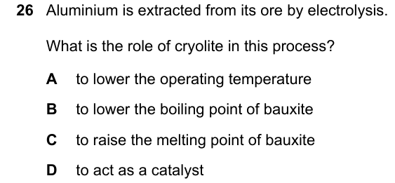 Past-paper question 0620/22 · October/November 2024 · Q26