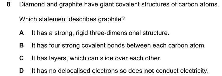 Past-paper question 0620/22 · October/November 2024 · Q8