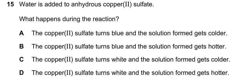 Past-paper question 0620/23 · May/June 2022 · Q15