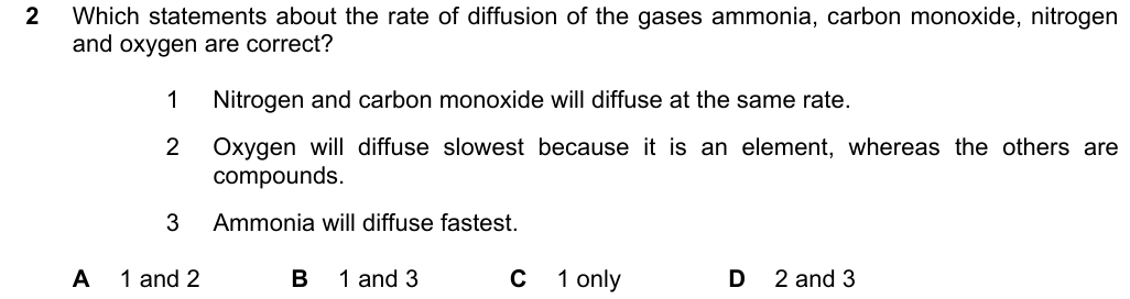 Past-paper question 0620/23 · October/November 2023 · Q2