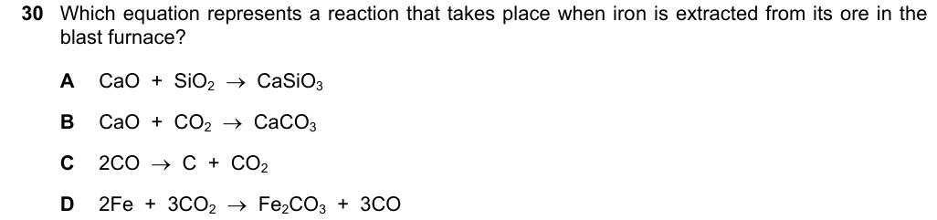 Past-paper question 0620/23 · October/November 2023 · Q30