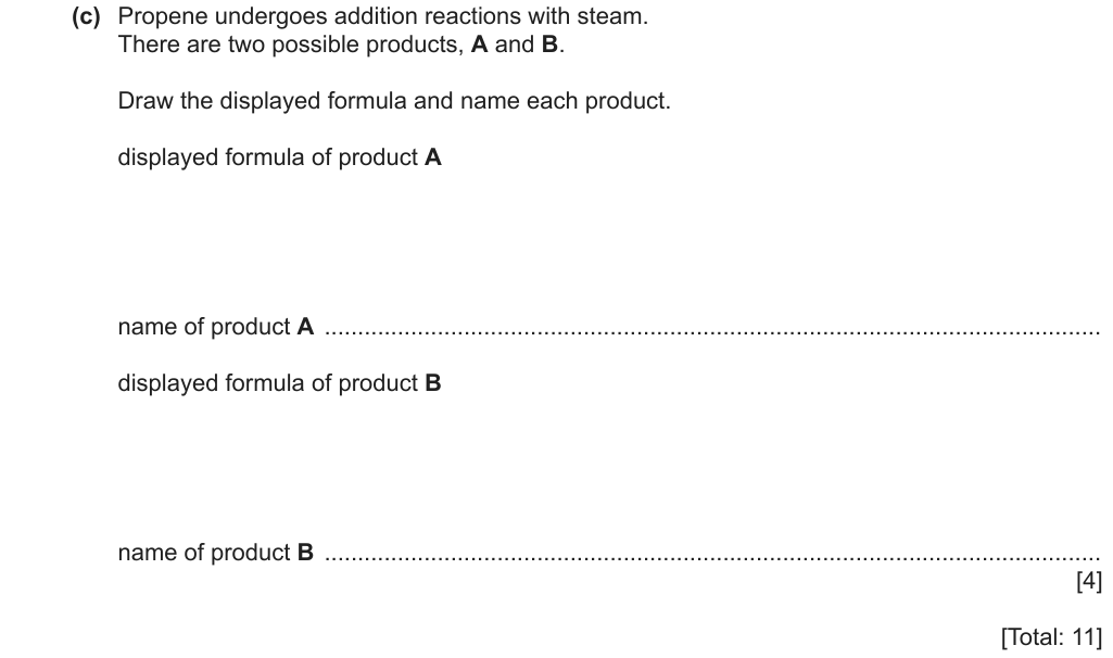 Past-paper question 0620/42 · May/June 2023 · Q5(c)