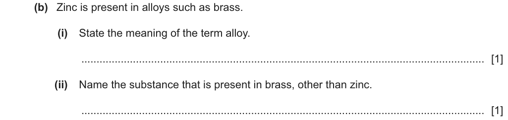 Past-paper question 0620/43 · May/June 2025 · Q3(b)